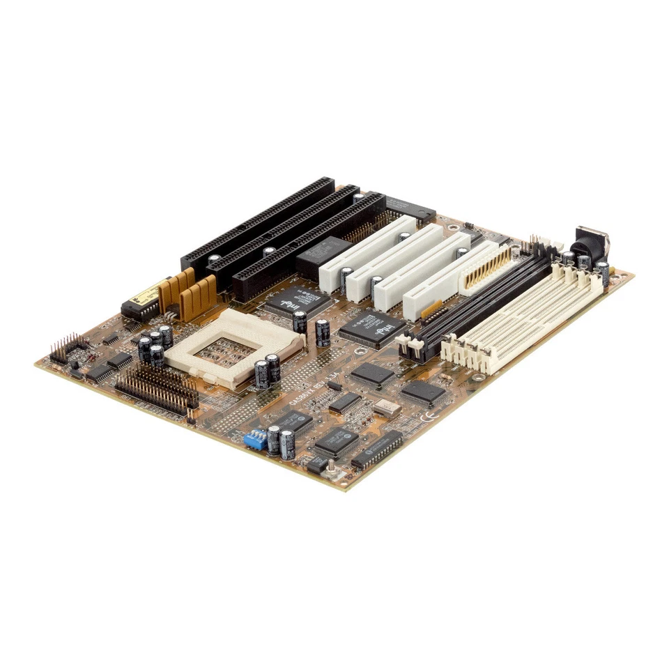 Mainboard Baby-AT GIGABYTE GA586VX REV 3.34 SOCKET 7 PCI ISA SDRAM SIMM - Image 3 of 3