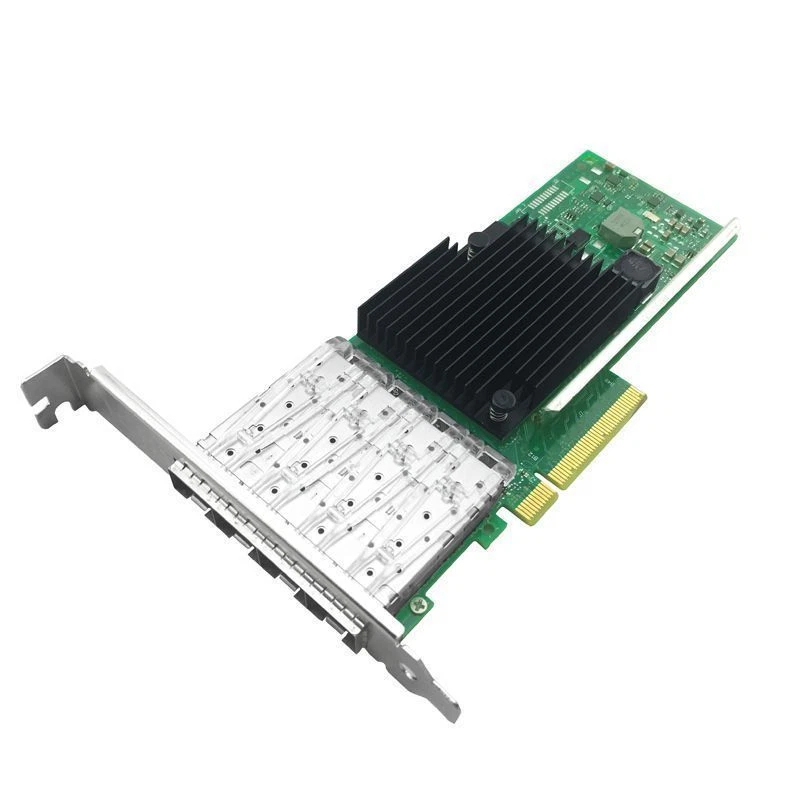 Intel X710-DA4 4-port 10Gbps SFP+ PCIe 3.0 x8 10Gbps Ethernet network card - Image 3 of 4