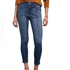 Pilcro  The Letterpress Anthropologie High-Rise Denim Jeggings Size 28