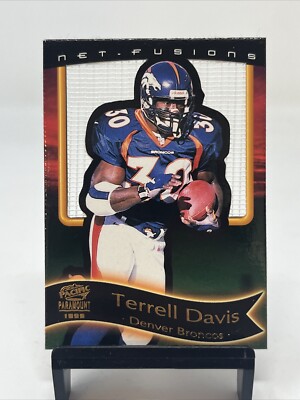 1999 Pacific Paramount End Zone Net-Fusions Terrell Davis #7 HOF