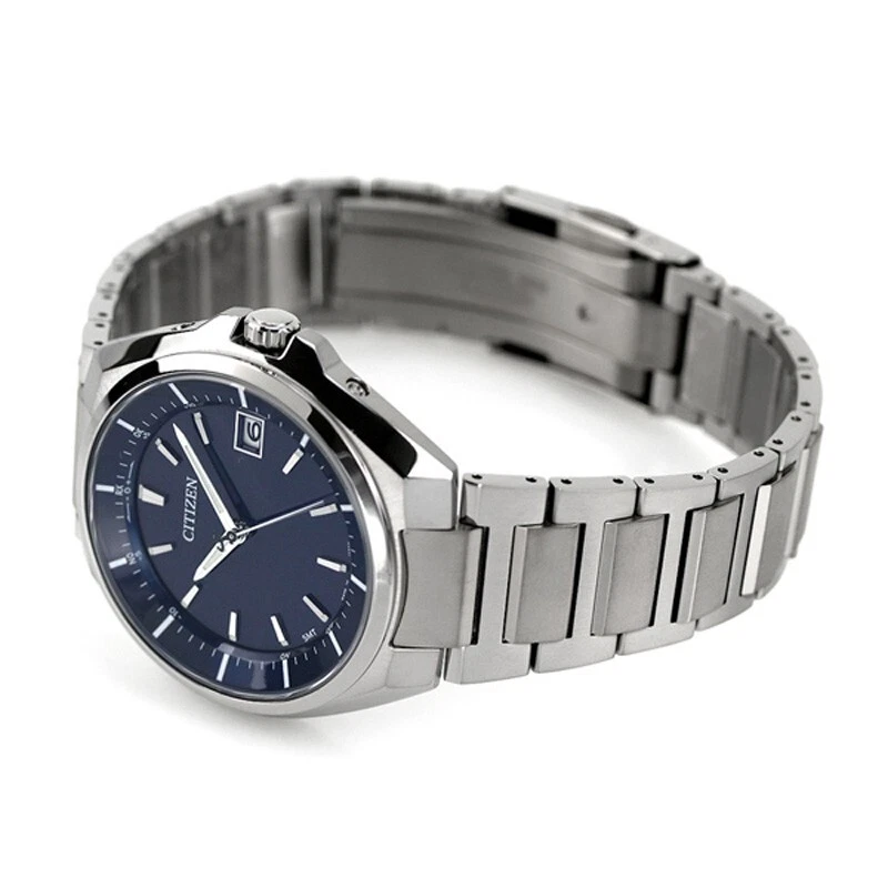 Reloj Citizen Attesa CB3010-57L Titanio Esfera Azul Eco-Drive Radio Atómica Hombre
