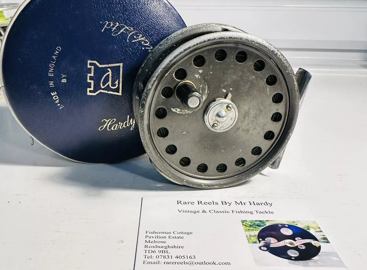 Vintage Hardy 3 3/8 inch The St George Fly Reel with Agate line