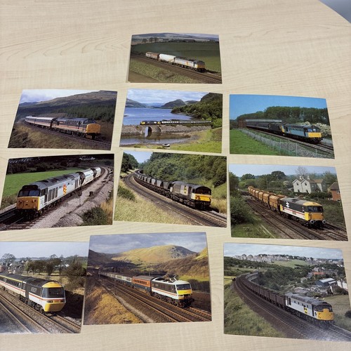 Vintage Postkarten Eisenbahn Fotodrucke 2. Serie 10 Postkarten