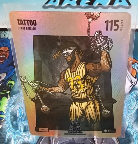 Bo Jackson Battle Arena Silver TATTOO SBF-17 Fernando Tatis Jr Steel Battlefoil