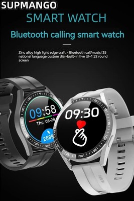KH8 New Bluetooth Call Smart Watch Sport Fitness Tracker Weather Display Steps