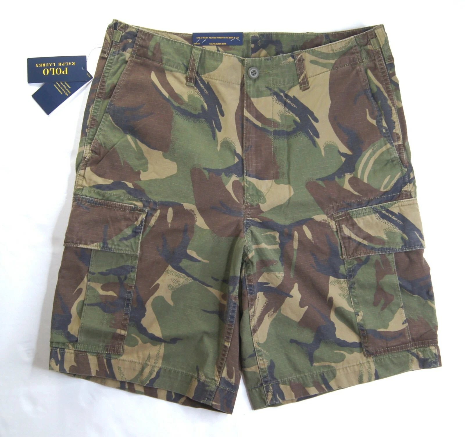 POLO RALPH LAUREN Men's Relaxed Fit Surplus Ripstop Cotton Cargo Shorts NWT $148
Opens in a new wind