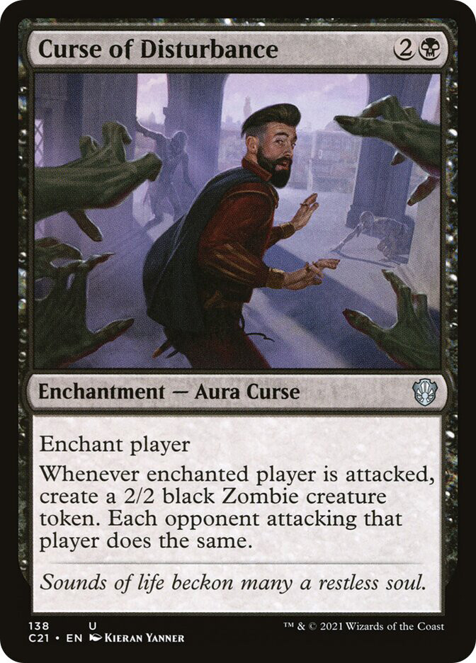 MTG Curse of Disturbance - Commander 2021 #138 MTG Curse of Disturbance - Commander 2021 #138