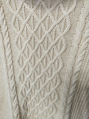Jeanne Pierre Cowl Neck Ecru Ivory Sweater Women's Sz XL | eBay