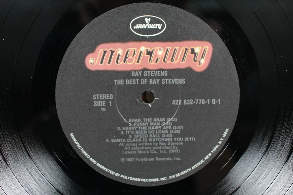 The Best Of Ray Stevens Speed Ball 1970 Mercury 33 RPM Vinyl Record Album LP - Image 4 of 4