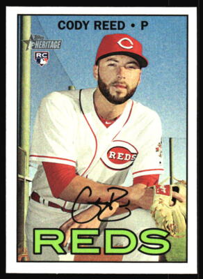 2016 Topps Heritage Cody Reed  Rookie  #608 Cincinnati Reds