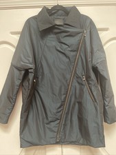 Bitte Kai Rand Copenhagen Blue Coat Asymmetrical Zipper Lagenlook Size 1 M-l