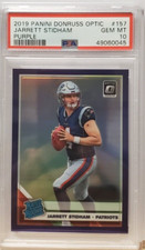 2019 Optic Purple Rookie Card JARRETT STIDHAM /50  * POP 1 * psa GEM 10 Raiders