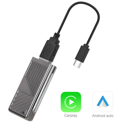 Wireless Apple Carplay Adapter Android Auto Adapter USB Car Dongle Connect Box
