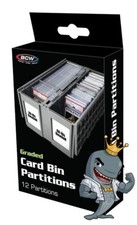 BCW Graded Card Bin Partitions 12ct FREE SHIP