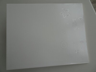Fliese Badfliese 20x25 Grohn Nautilus Fische Muscheln NUS 40 weiß Bremer Wandpl.