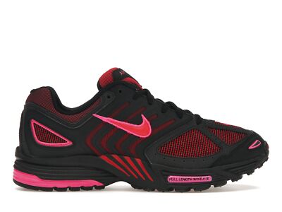 Size 9.5 - Nike Air Pegasus 2K5 Black Fire Red for sale 