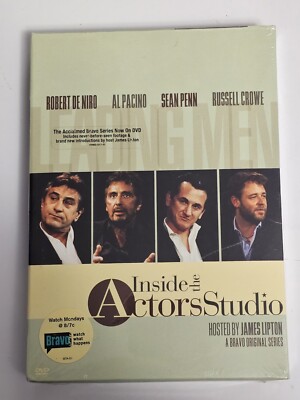Inside the Actors Studio - Leading Men (3-DVD Set, 2007) NEW