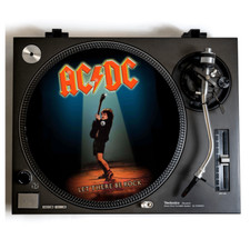 AC/DC Turntable Slipmat for Vinyl Records 12" DJ Slip Mat rock vinyls collection