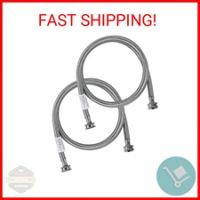 Certified Appliance Accessories Washing Machine Hoses (2 Pack), Hot and Cold Wat