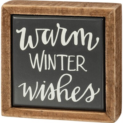 Winter Box Signs