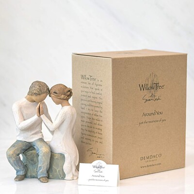 Willow Tree Figurine, Around You, Sculpted Hand-Painted Figure 26182