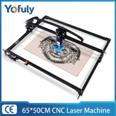 CNC 2-Axis Engraving Work Area 65*50cm 20w Laser Engraver With Emergency Stop