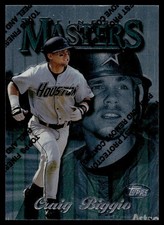 1997 Toppos Finest Masters Uncommon W/Coating Craig Biggio Houston Astros #128