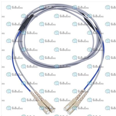 Armored Cable Fiber Patch Cord SC to SC UPC Pigtail Multi-Mode Cables Duplex 3M 