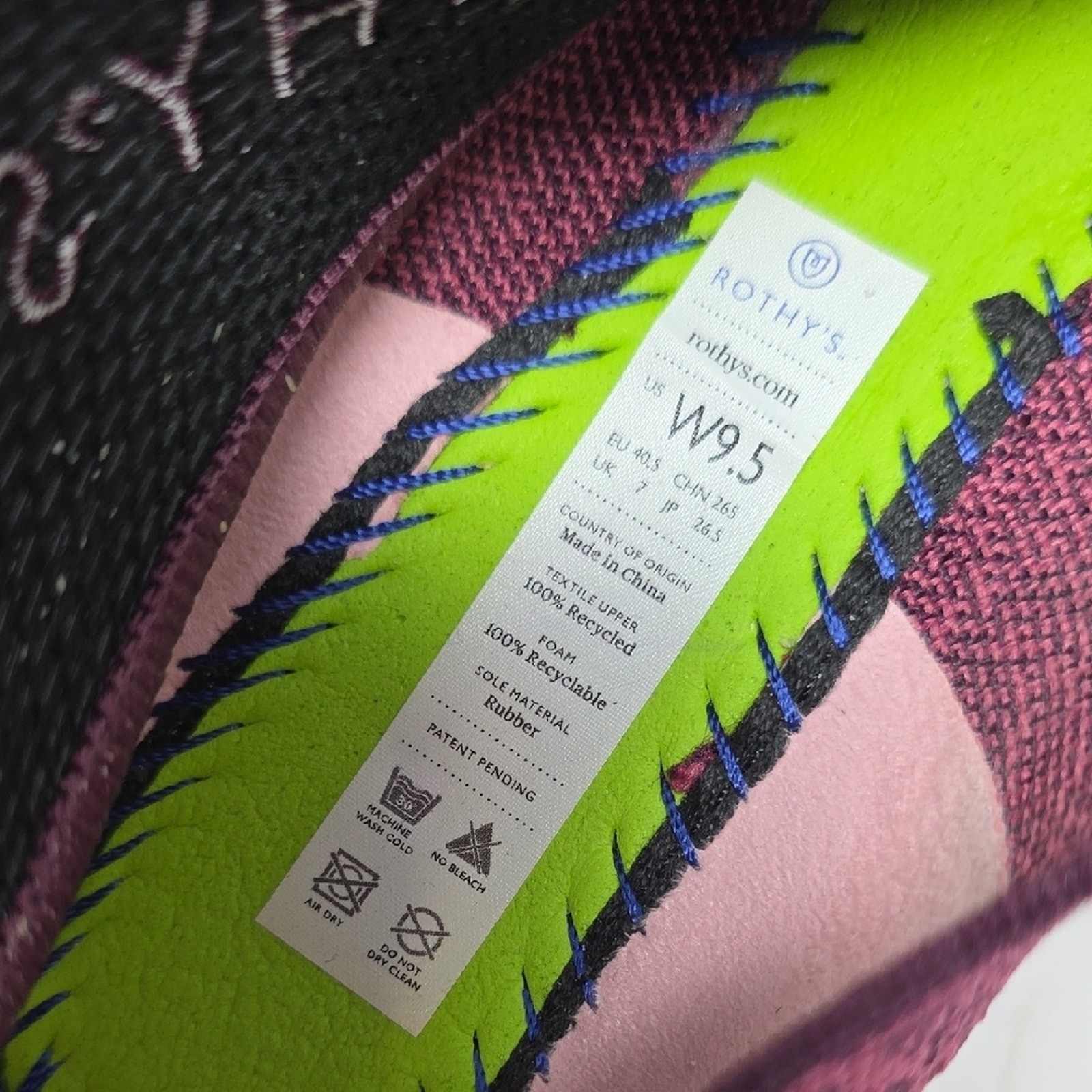 ROTHYS The Point Fig Python Pointed Toe Slip on F… - image 6