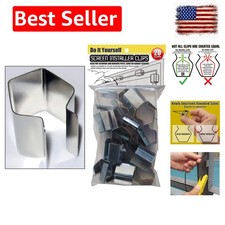 20-Pack Screen Installer Clips - Durable Carbon Steel for Simple DIY Projects