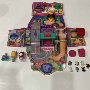 Pound Puppies Galoob Van Bus Circus Playground Fold Out Play Set Vintage 1995