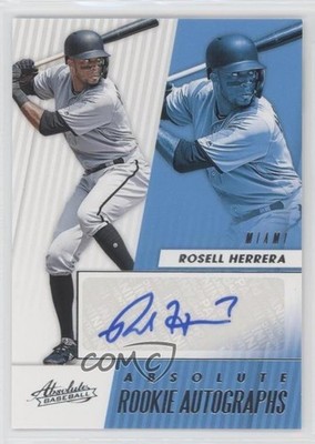2019 Panini Chronicles Absolute Rookie Rosell Herrera #ARA-RH Auto RC 0rf