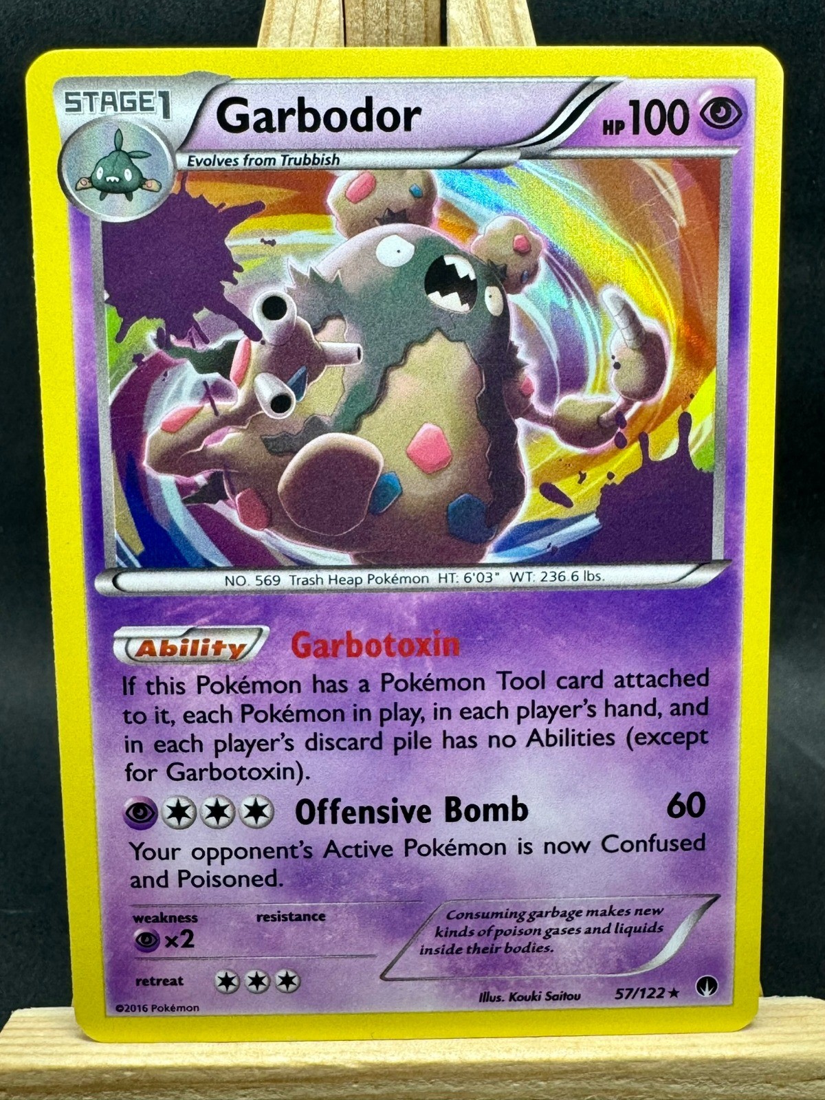 Garbodor Holo Rare Pokemon Trading Card Game XY - BREAKpoint 57/122 LP