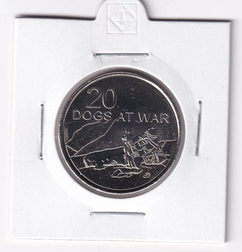 AUSTRALIAN: 2016 20 CENT 100 YEARS OF ANZAC DOGS AT WAR UNC COIN #4378