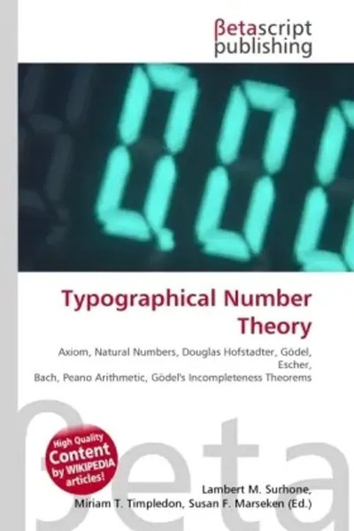 Typographical Number Theory Lambert M. Surhone (U. A.) Taschenbuch Englisch 2026-image