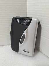 Vintage Jensen AM/FM Stereo Cassette Walkman Style Model SCR-68A Tested