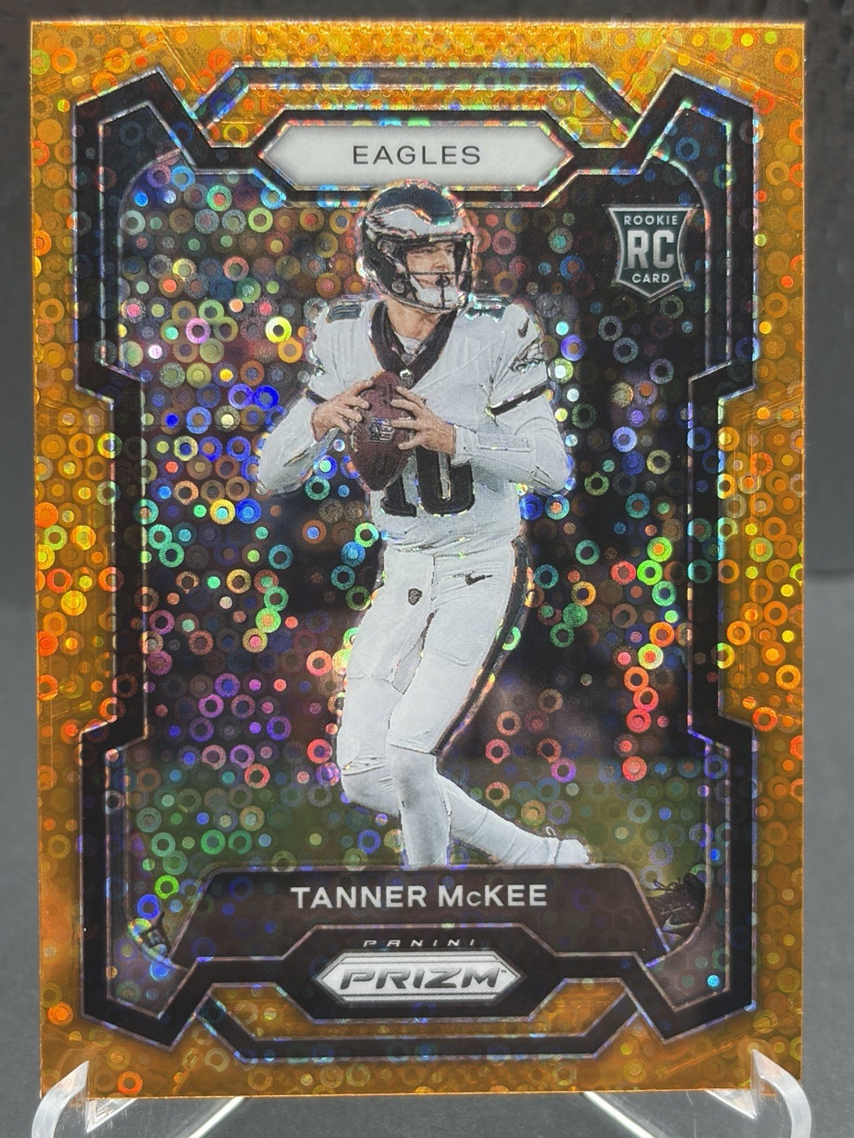 2023 Panini Prizm - Rookies Tanner McKee #383 Disco Prizm (RC)