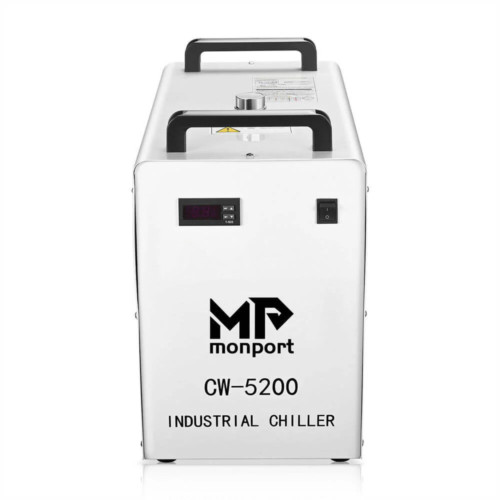 Monport 6L Water Chiller CW-5200 for 50W-150W CO2 Laser Tubes CO2 Laser Engraver
