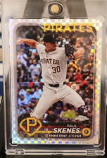 Topps 2024 Chrome Update Paul Skenes Rookie Debut X-Fractor #USC27 Pirates