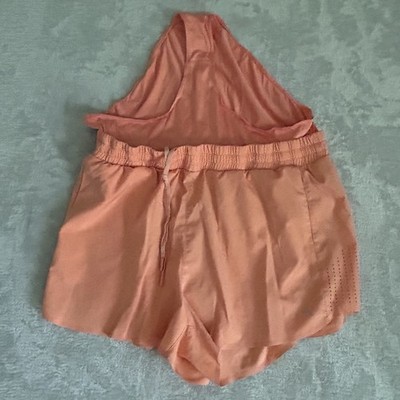 Joy Lab Athletic Shorts XL Peachy Pink Lined Vented Pockets Running Gym Workout