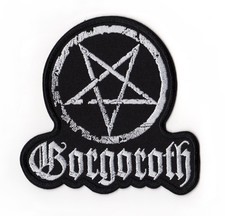Gorgoroth Sew On Patch Pentagram Norwegian Black Metal Music Band Logo