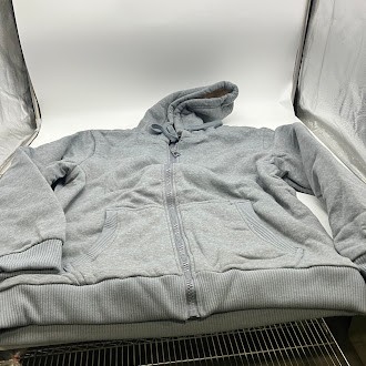 МУЖСКОЙ СВИТЕР RUDOLPH С ПОЛНОЙ ЗАСТЕЖКОЙ-МОЛНИЕЙ - РАЗМЕР: МУЖСКОЙ XL - СЕРЫЙ