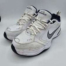 Nike Air Monarch IV Men's Size 9.5 Classic Sneakers Walking 416355-102 White