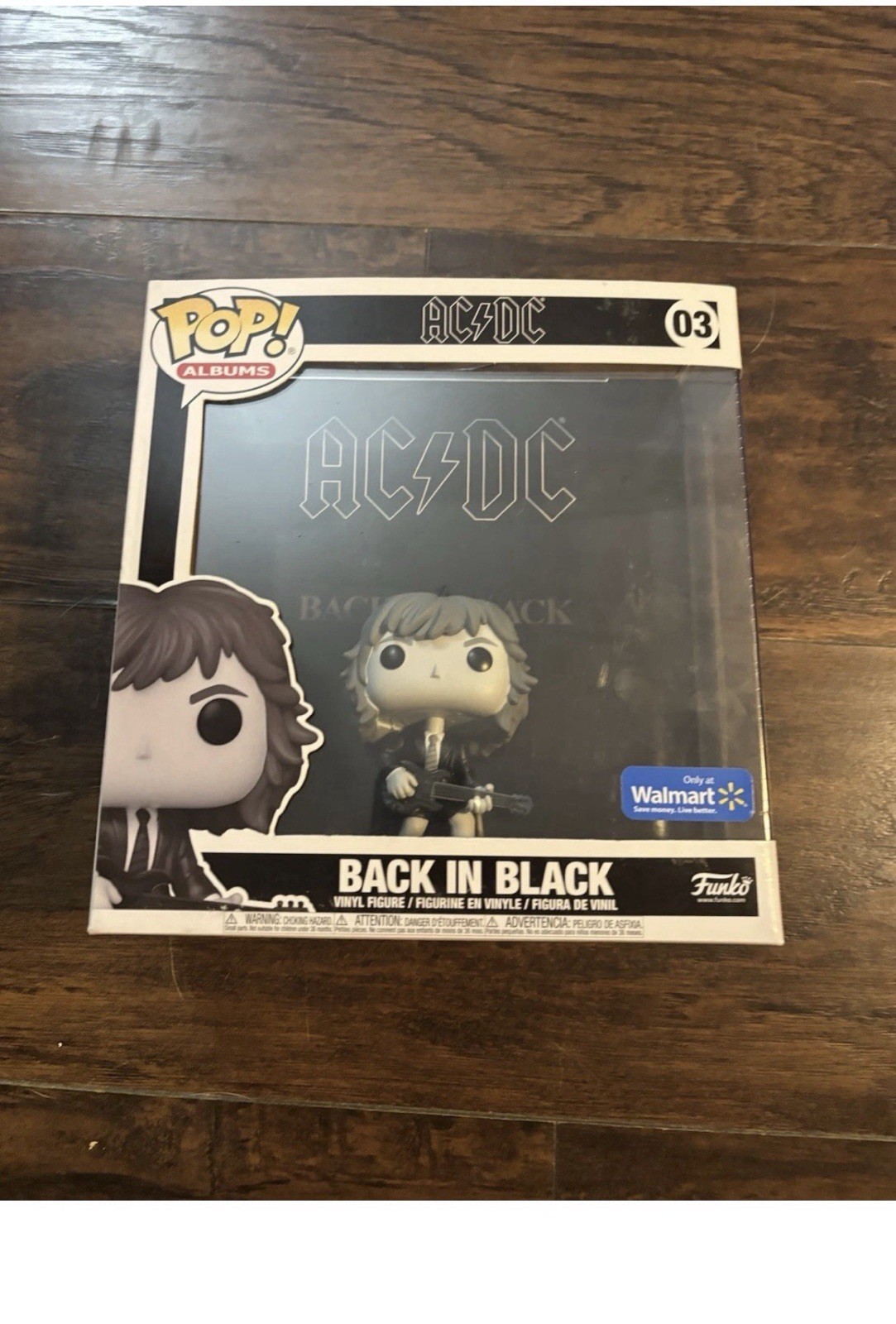 Funko Pop Albums Ac/Dc Back In Black #03 Walmart Exclusive