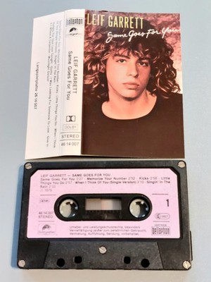 LEIF GARRETT '' Same goes for you '' NEU !!!, MC tape Kassette
