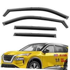 Extra Durable Window Deflectors in-Channel Window Visors For Nissan Rogue 21-26