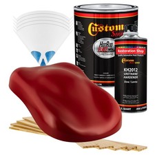 Hot Rod Flatz Candy Apple Red Gallon Kit Urethane Flat Auto Car Paint Kit