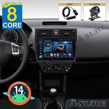 DAB+ 4+64G Android 14 autoradio Carplay Kam FM per SUZUKI SWIFT III EZ 2004-2009