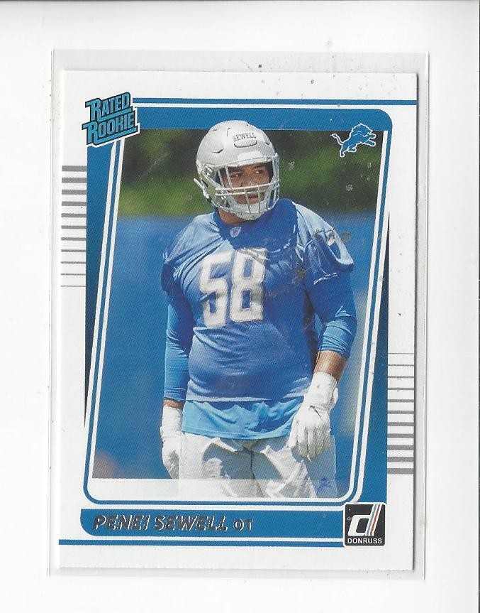 Penei Sewell Panini Donruss #328 Base