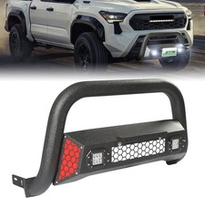 Toyota Bull Bars Bull Bar Fit for Toyota Tacoma 2024 2025 with LED Light & License Plate Bracket